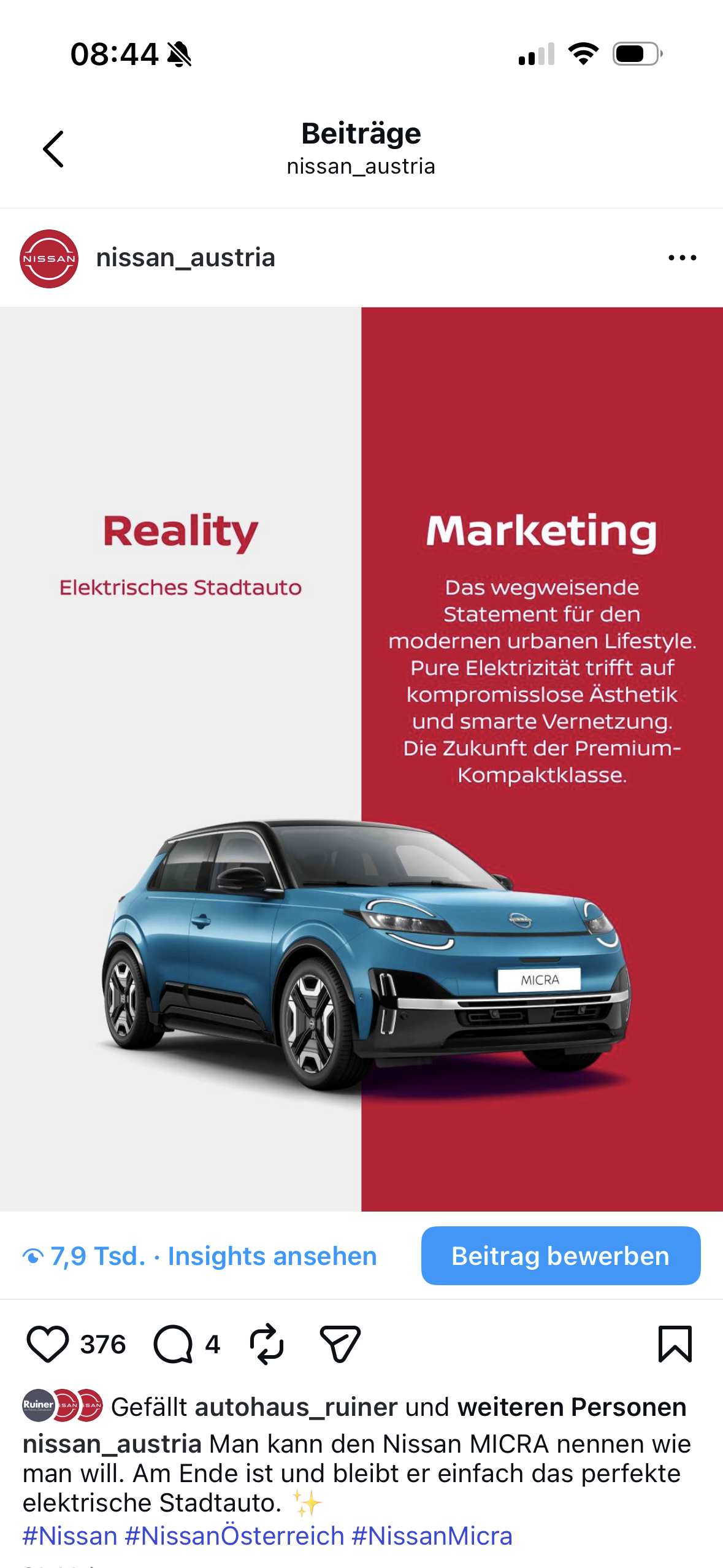 Marketing vs. Reality