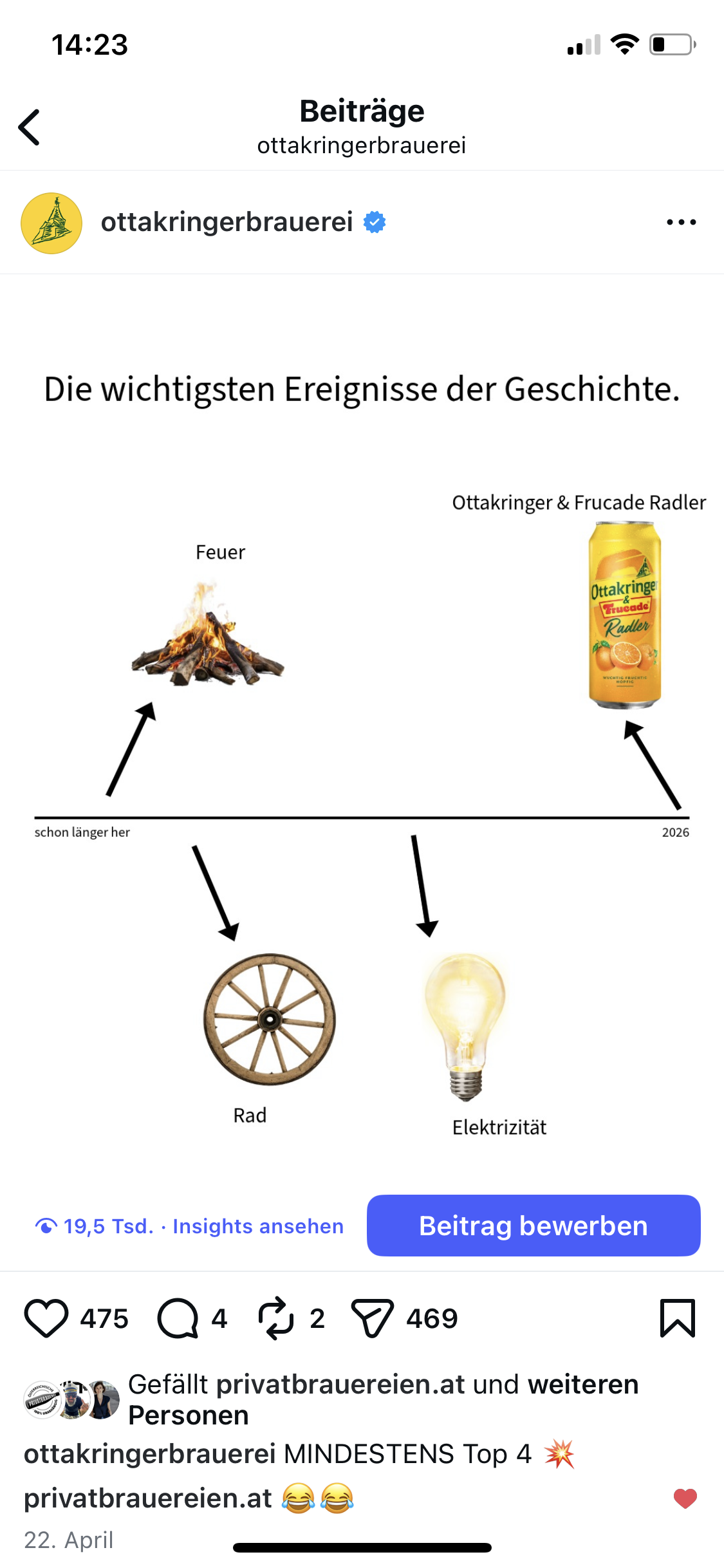 Events in History – Ottakringer-Umsetzung