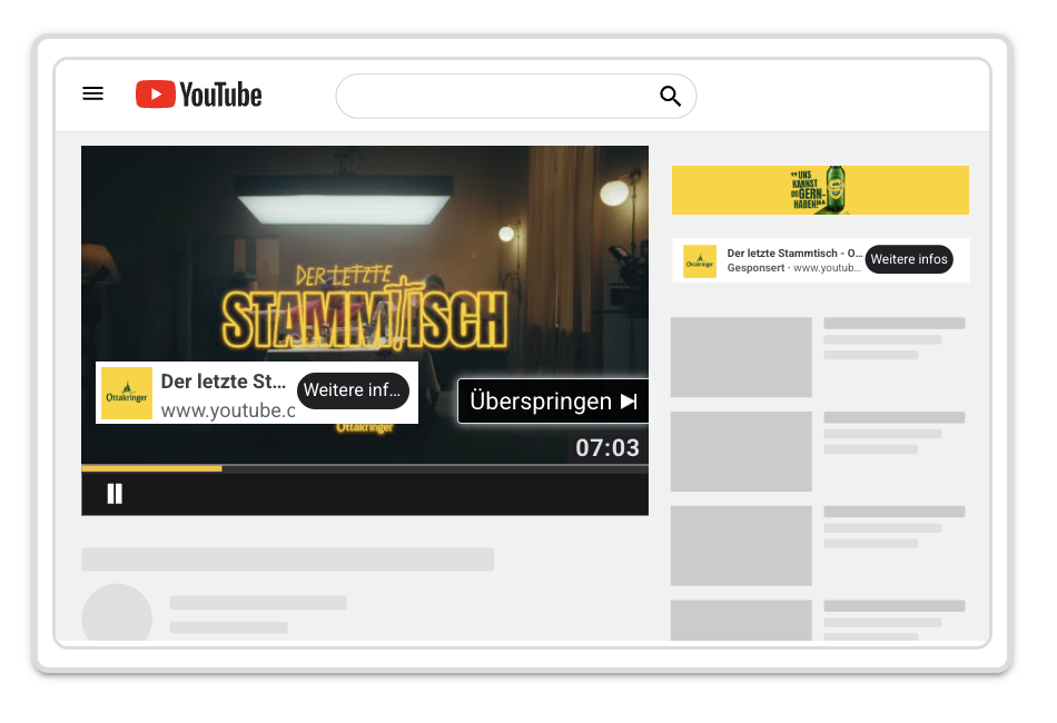 Ottakringer YouTube Demand Gen Campaign